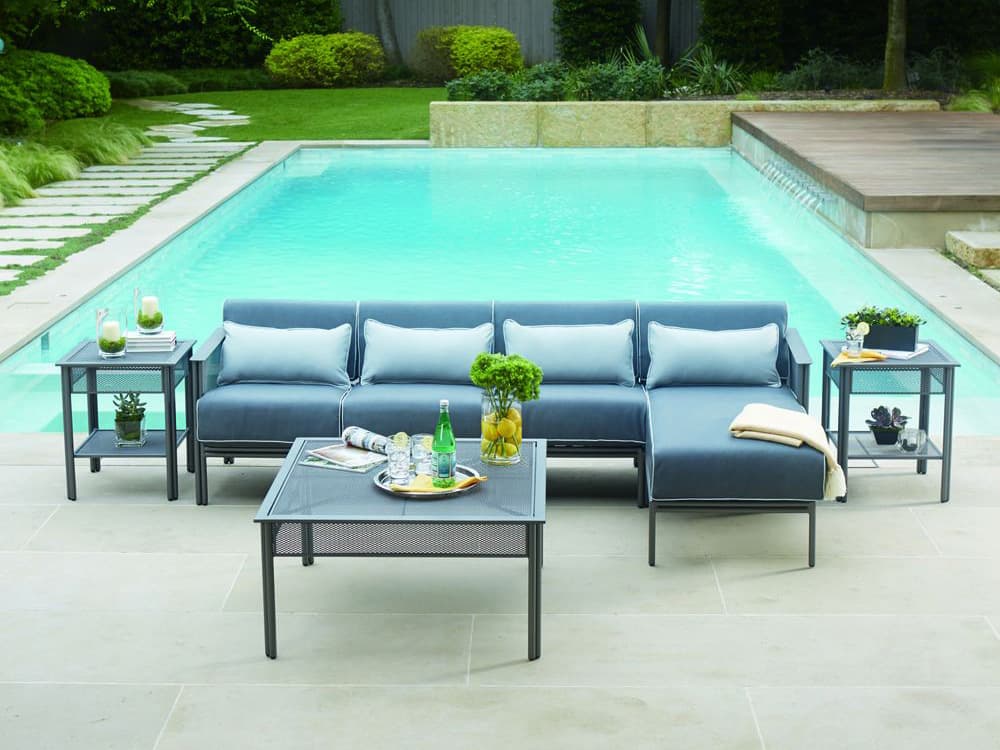 Woodard Jax Wrought Iron Patio Lounge Set