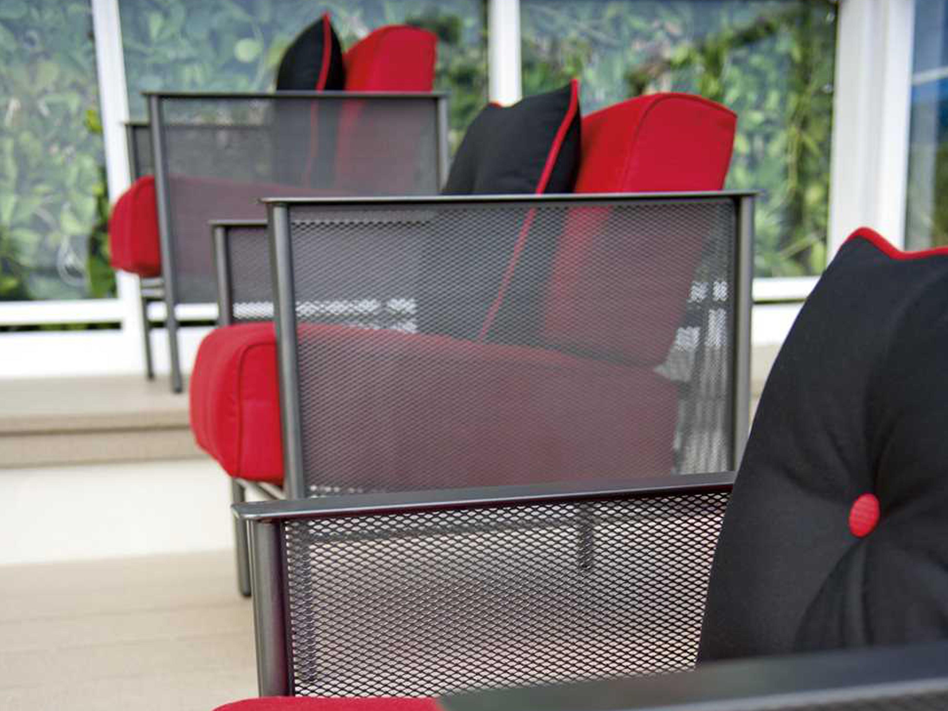 Woodard Jax Wrought Iron Outdoor Lounge Set