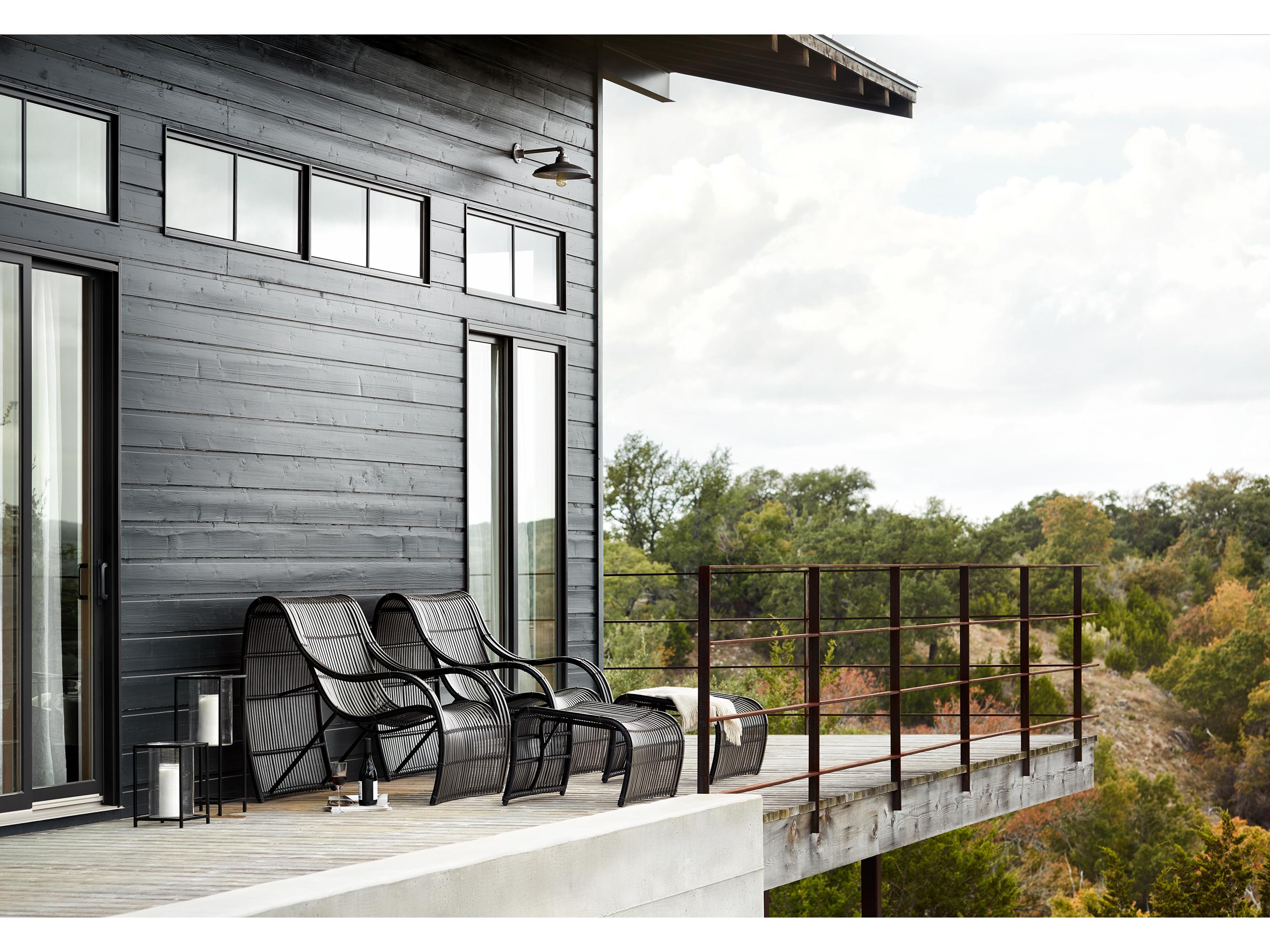 Woodard Loft Resin Cocoa Outdoor Patio Lounge Set