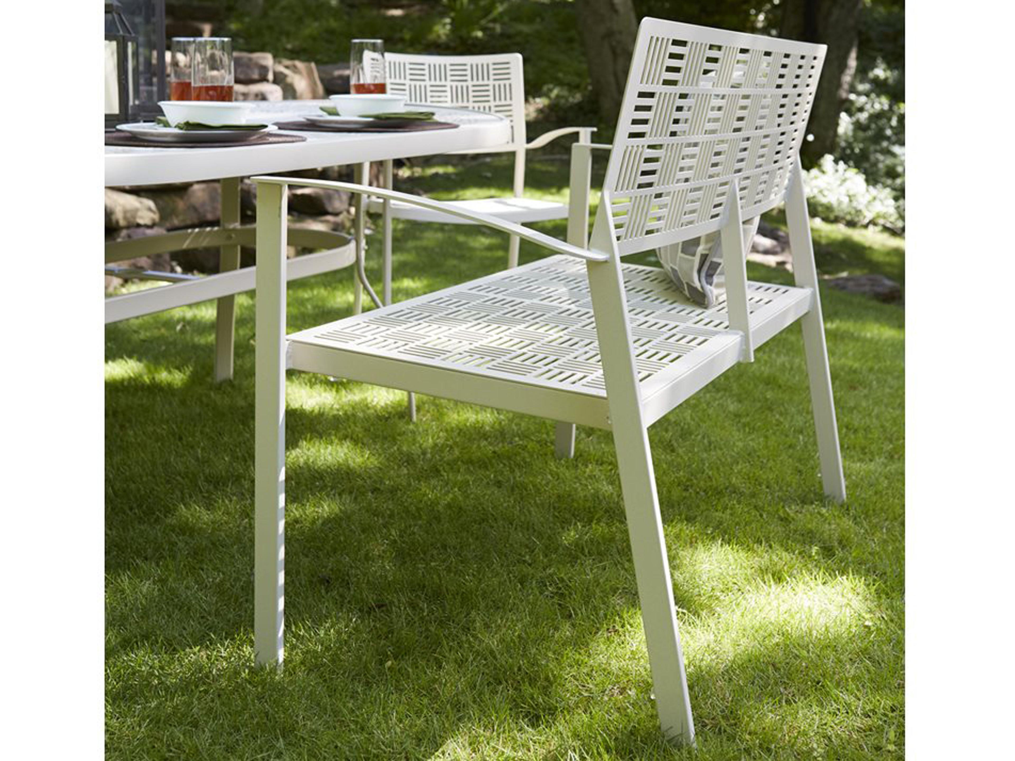 Woodard New Century Wrought Iron Patio Dining Set