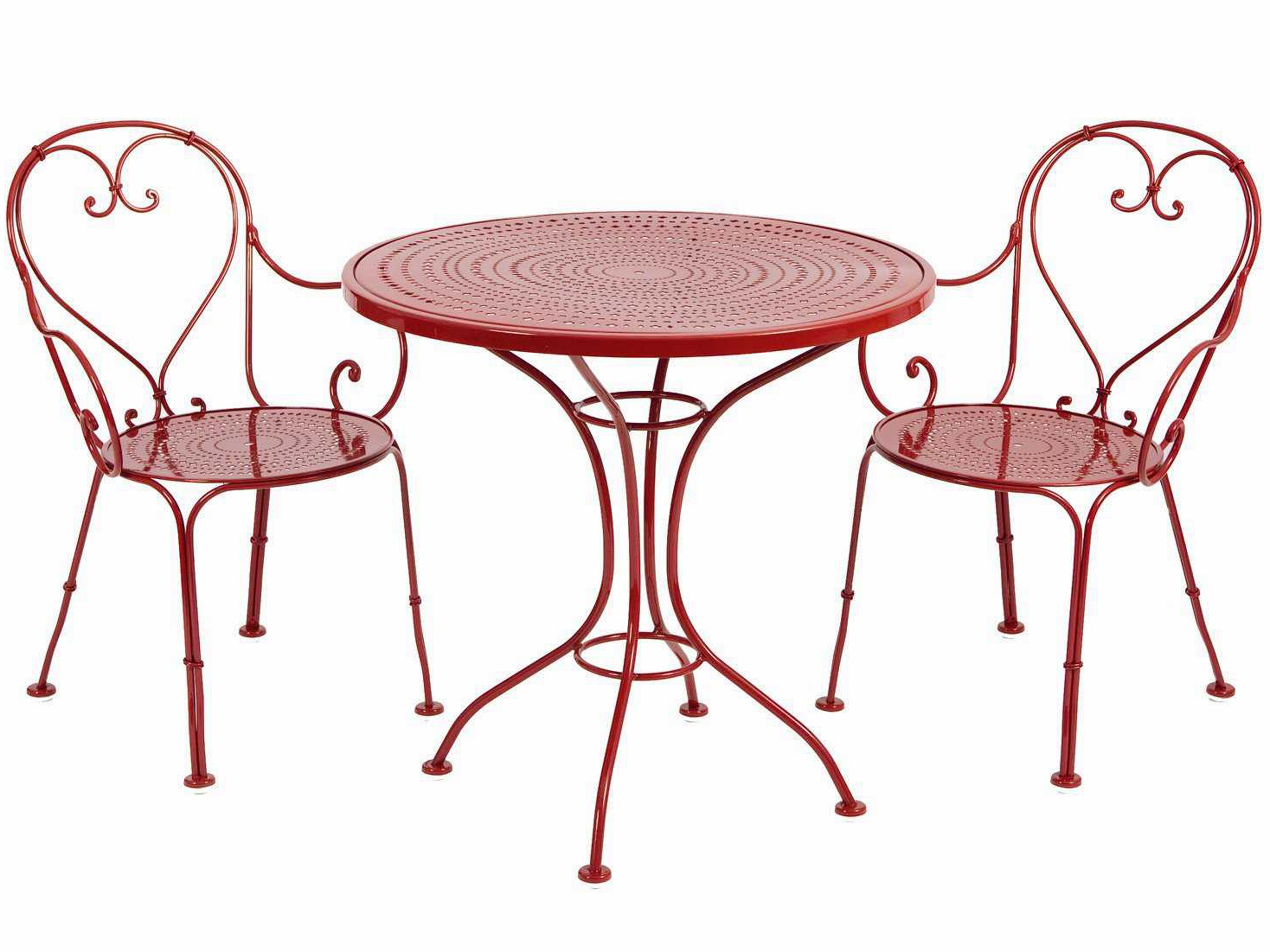 Woodard Parisienne Wrought Iron Bistro Set