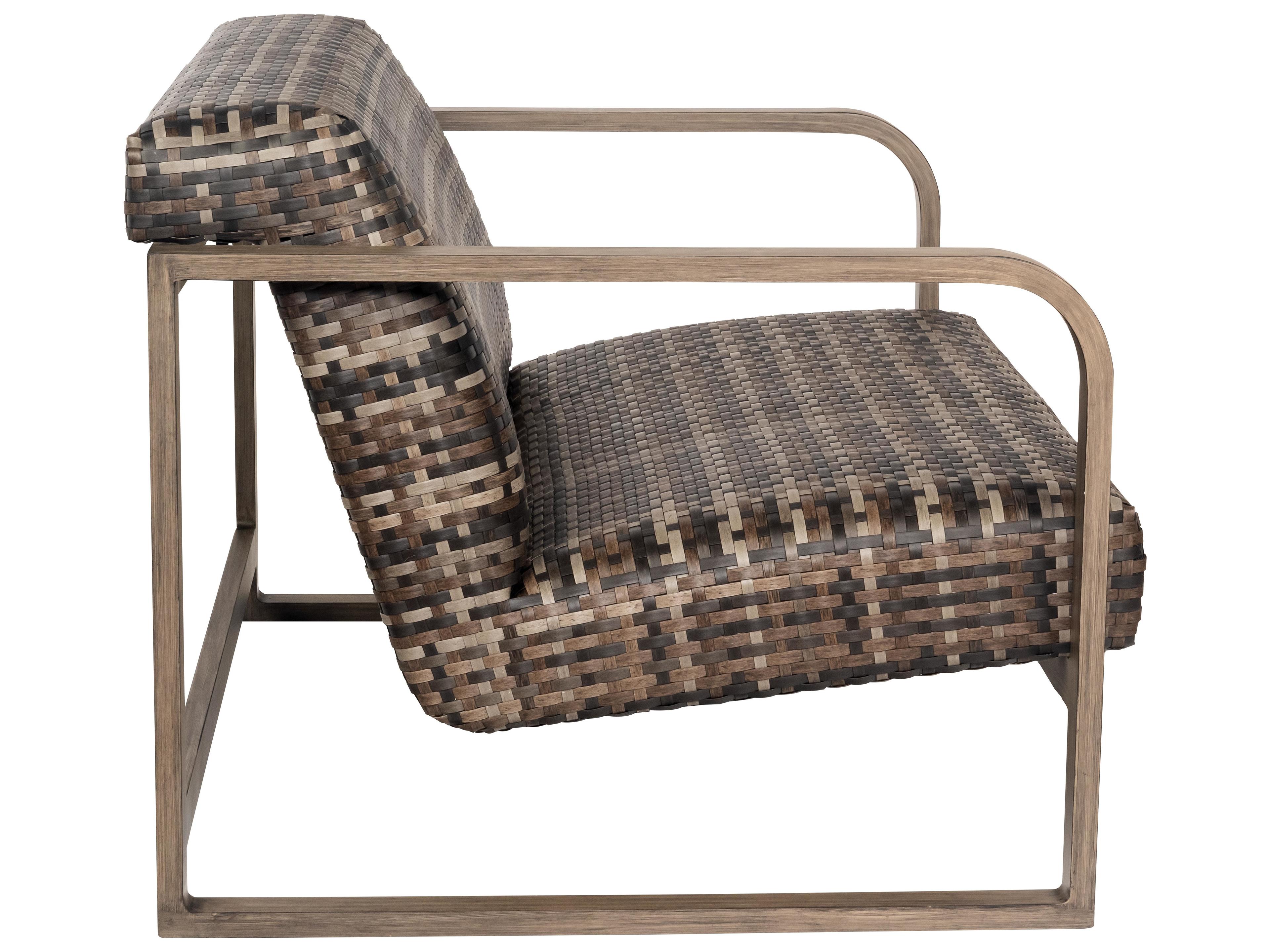 Woodard Reunion Wicker Calico Outdoor Patio Loveseat
