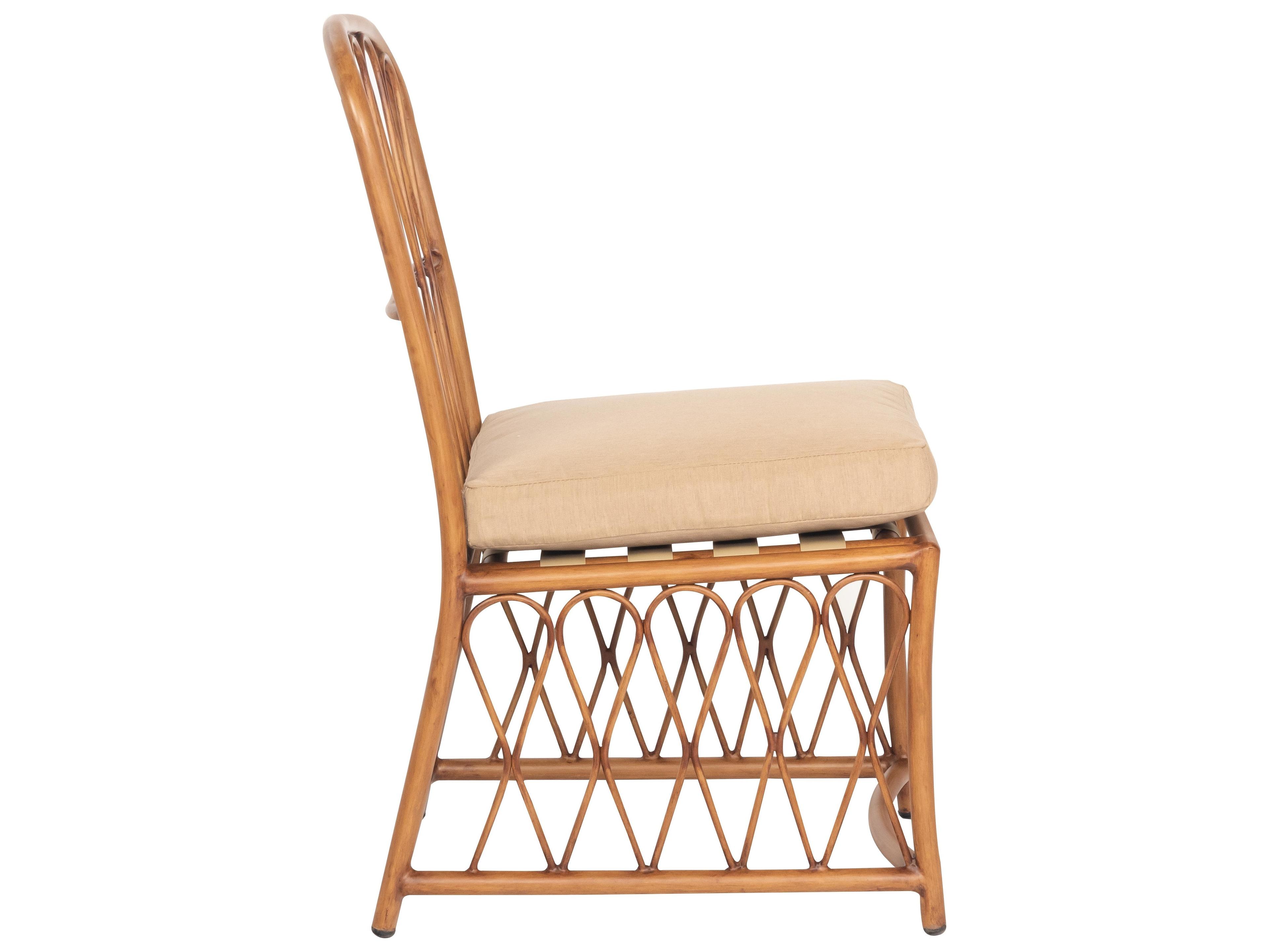 Woodard Cane Aluminum Cane Outdoor Dining Side Chair