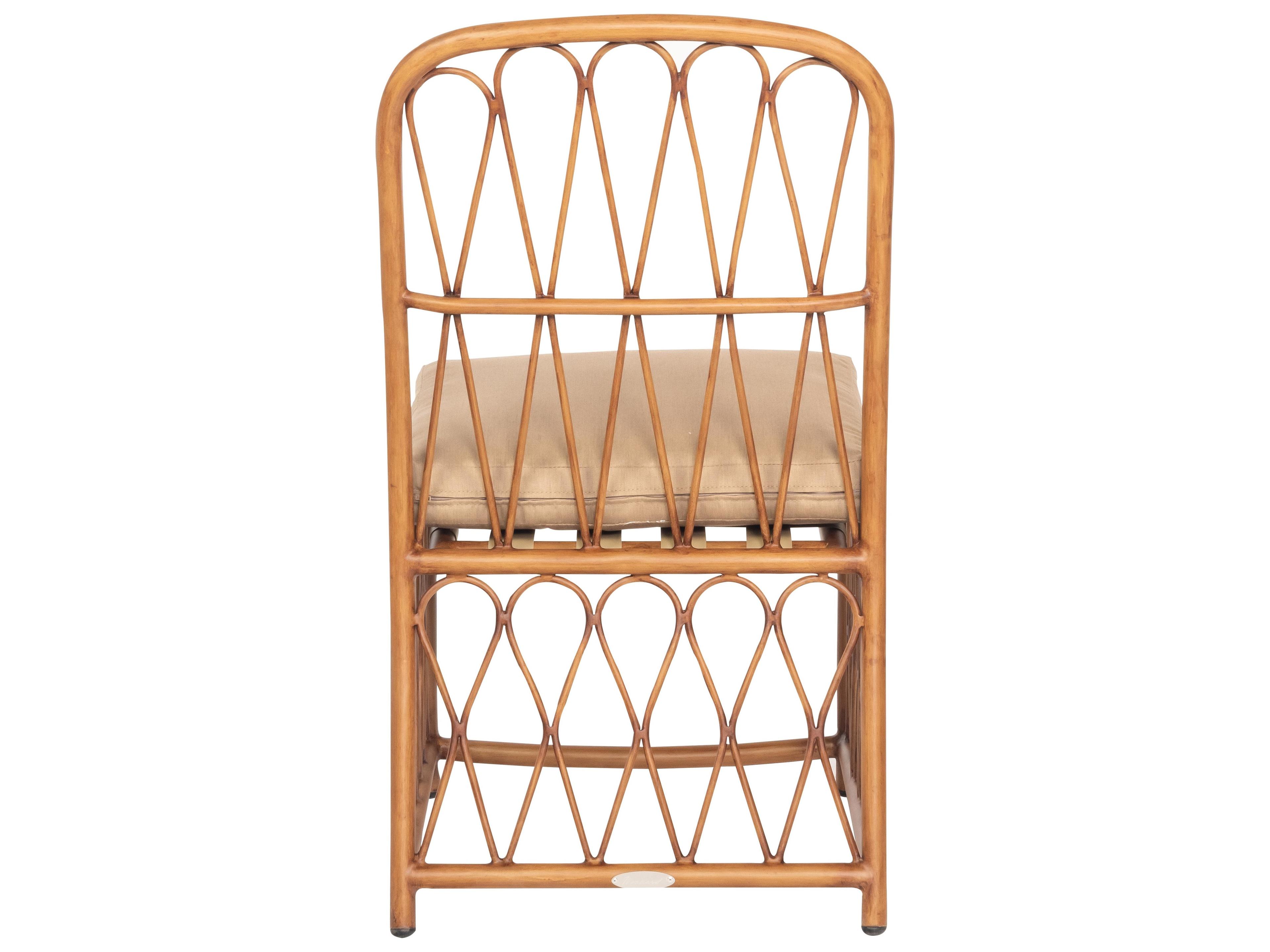 Woodard Cane Aluminum Cane Outdoor Dining Side Chair