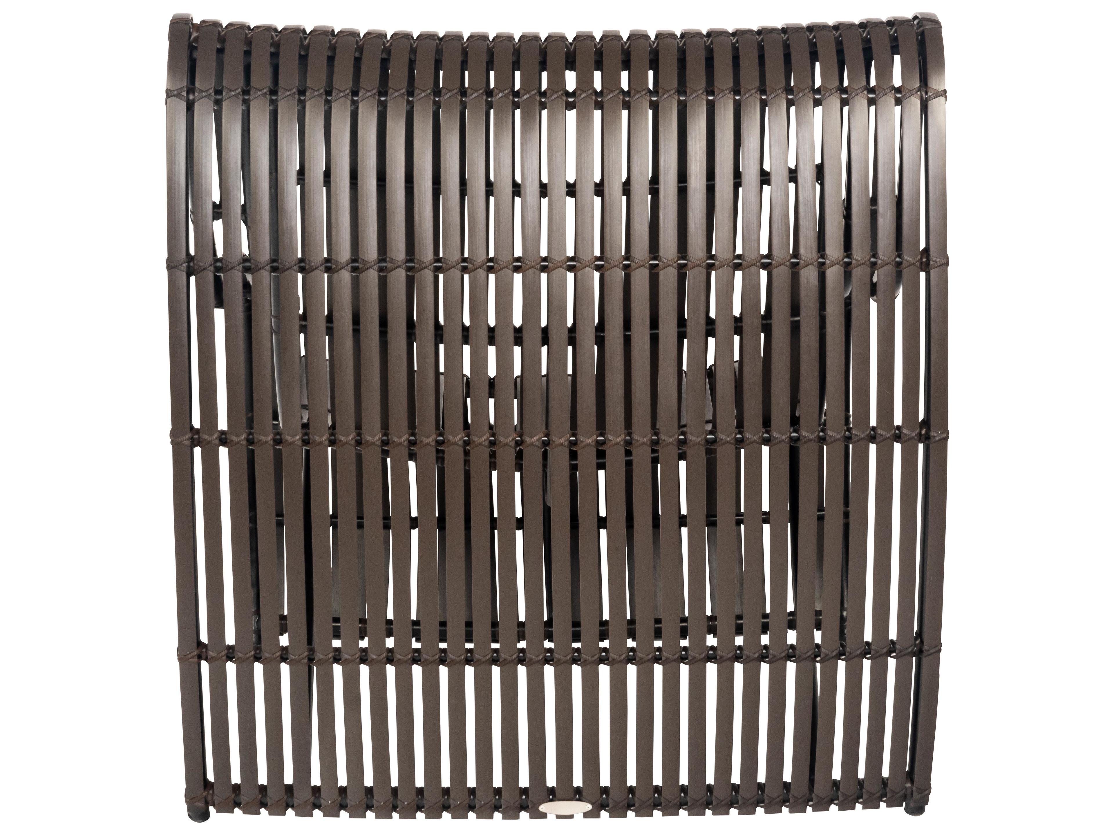 Woodard Loft Resin Cocoa Large Outdoor Loveseat