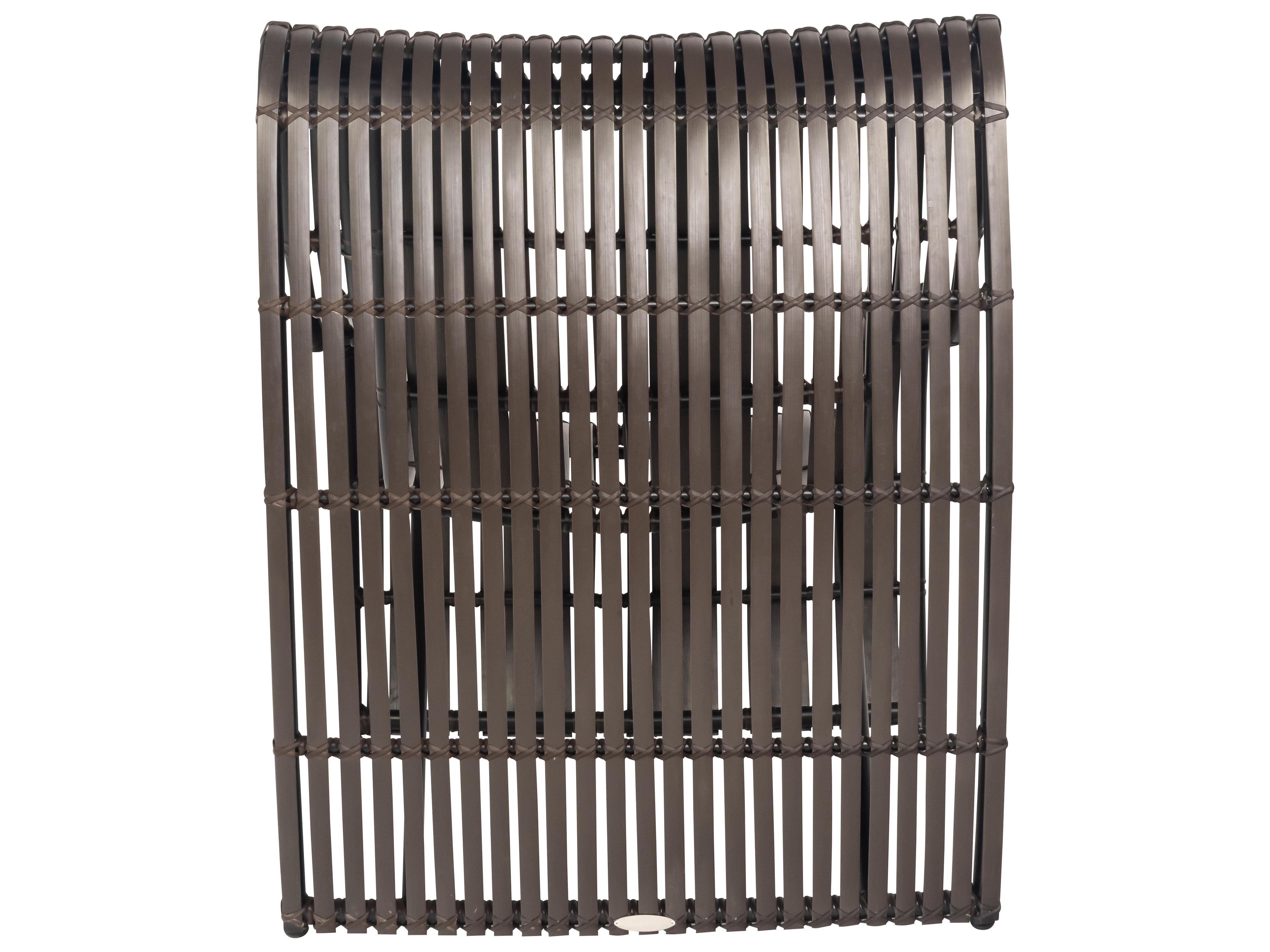 Woodard Loft Resin Cocoa Small Outdoor Patio Lounge Chair