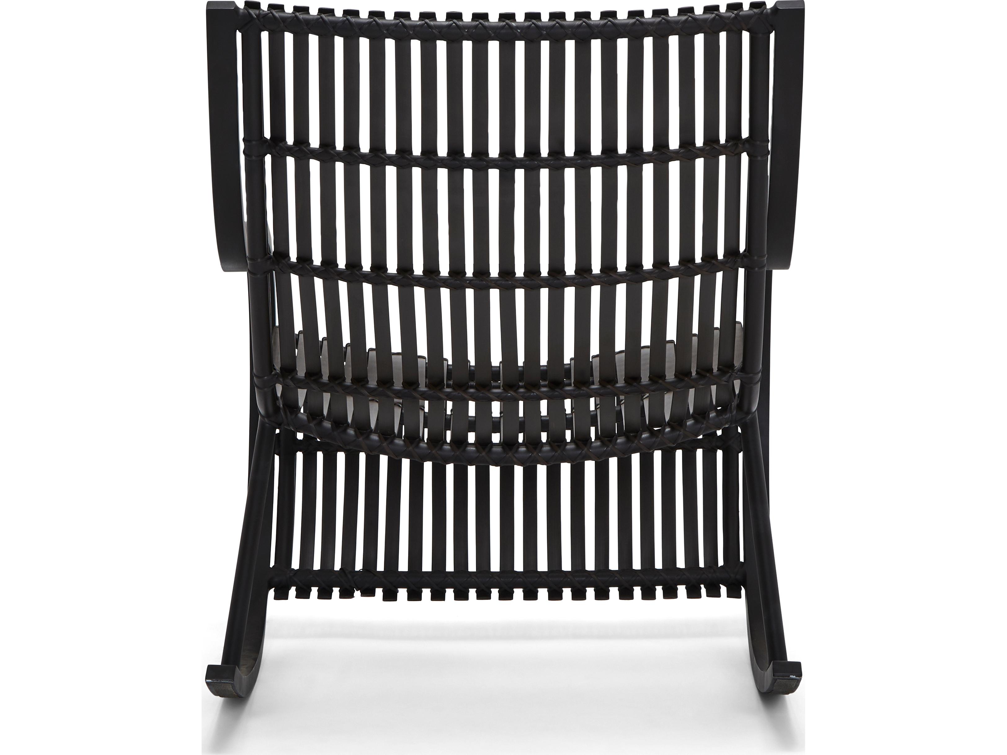 Woodard Loft Resin Cocoa Outdoor Patio Rocker Chair