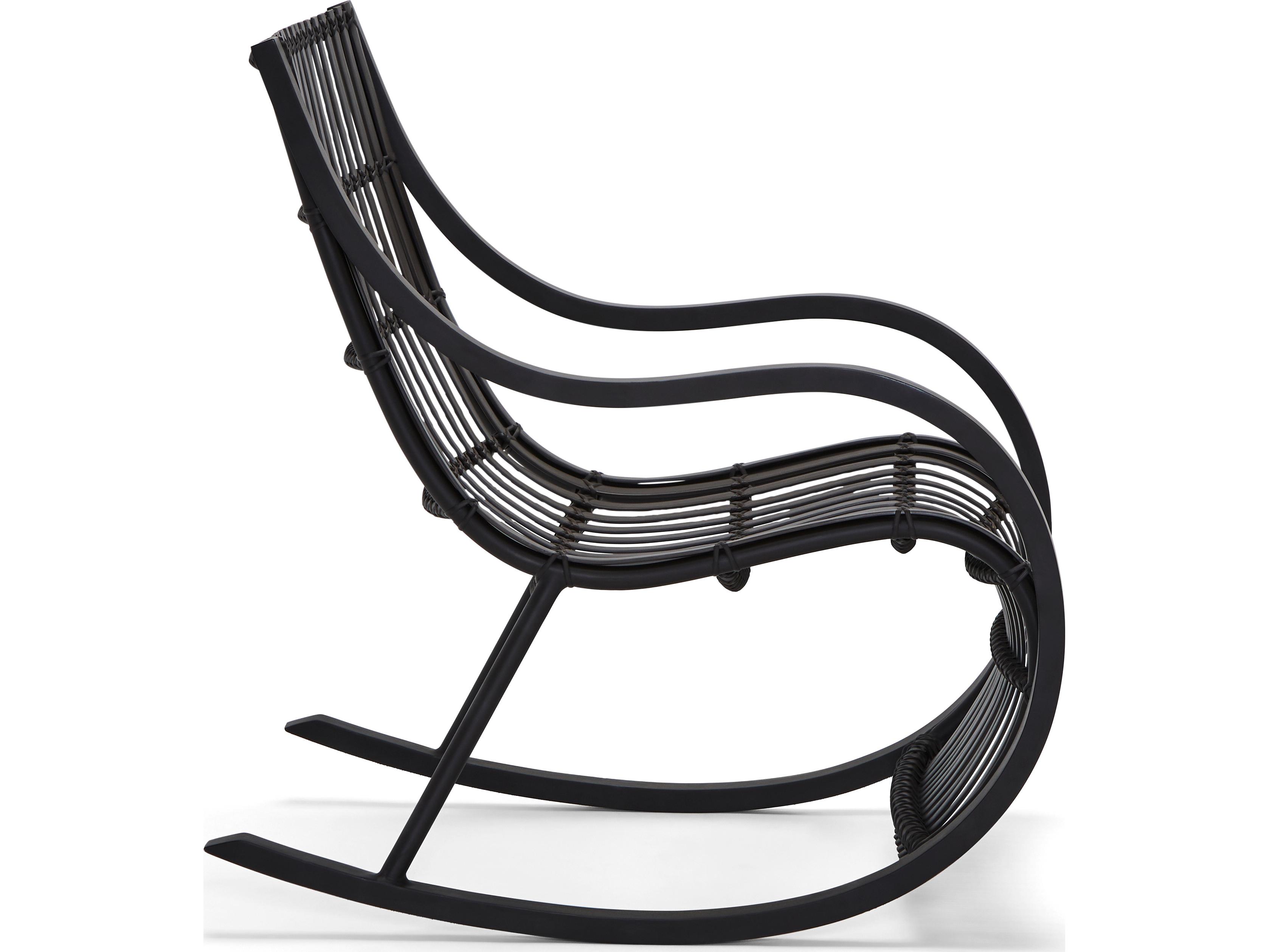 Woodard Loft Resin Cocoa Outdoor Patio Rocker Chair