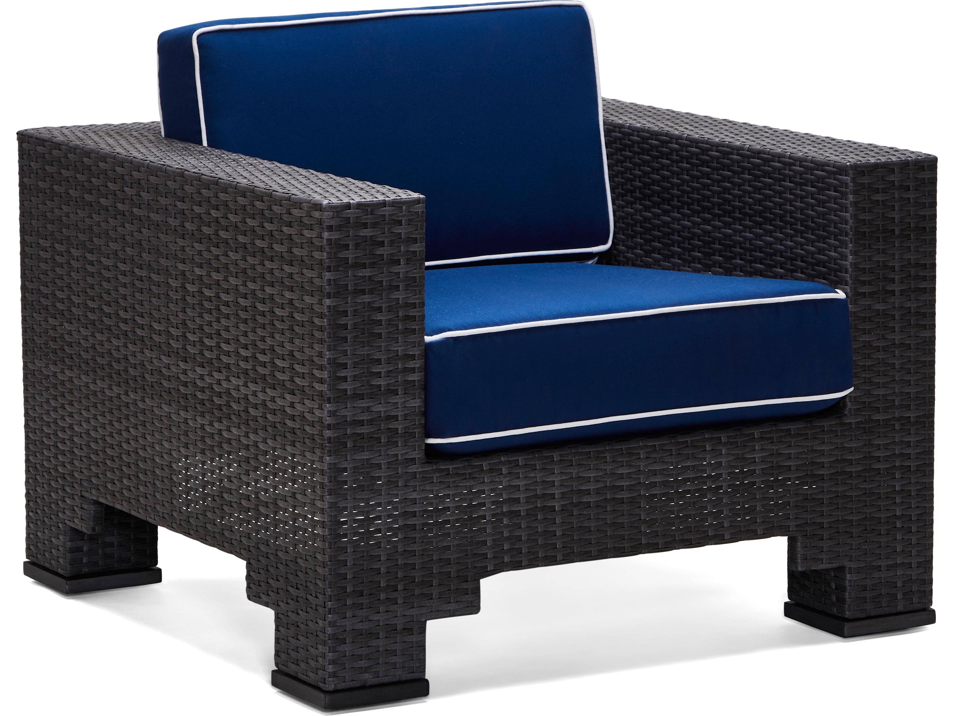 Woodard Alexa Hampton Lorenzo Wicker Outdoor Lounge Chair