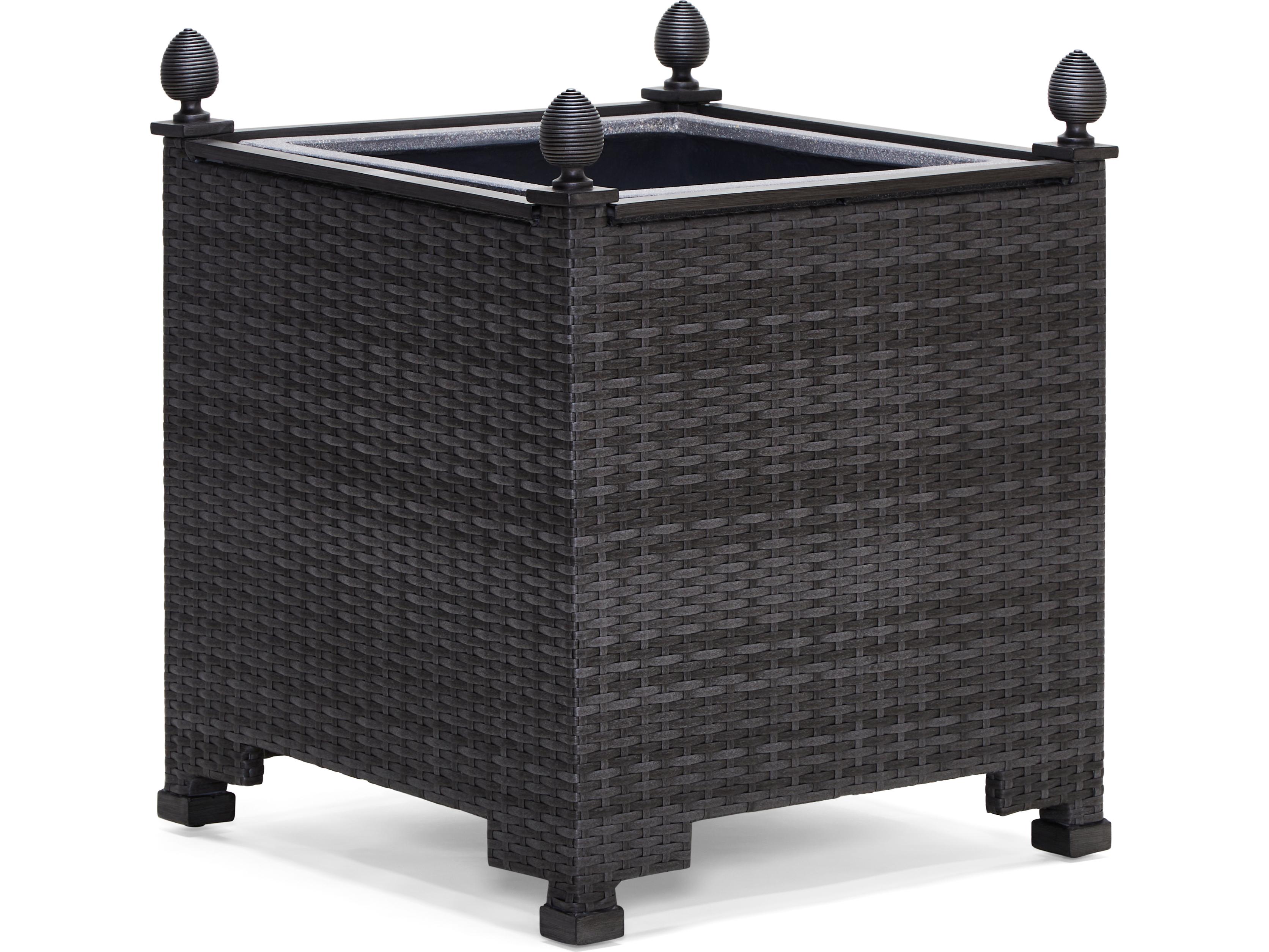 Woodard Alexa Hampton Lorenzo Wicker 20'' Square Planter