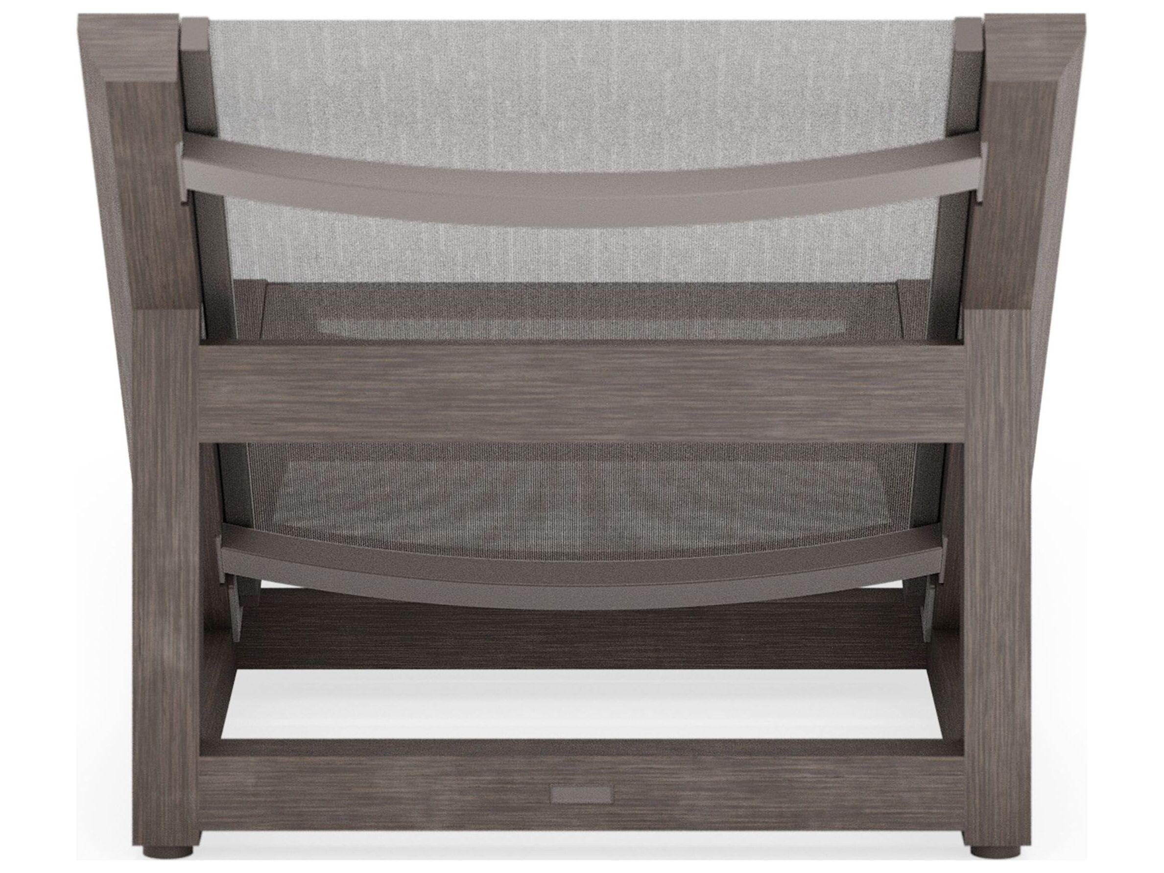 Woodard Sierra Teak Sling Chaise Lounge