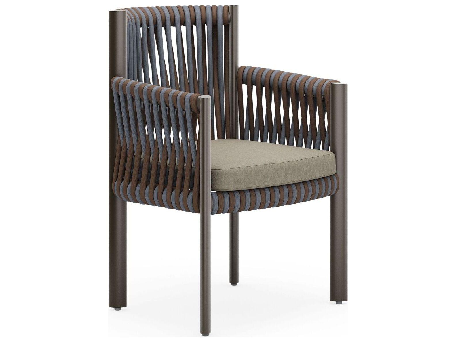 Woodard Eve Aluminum Cushion Dining Chair