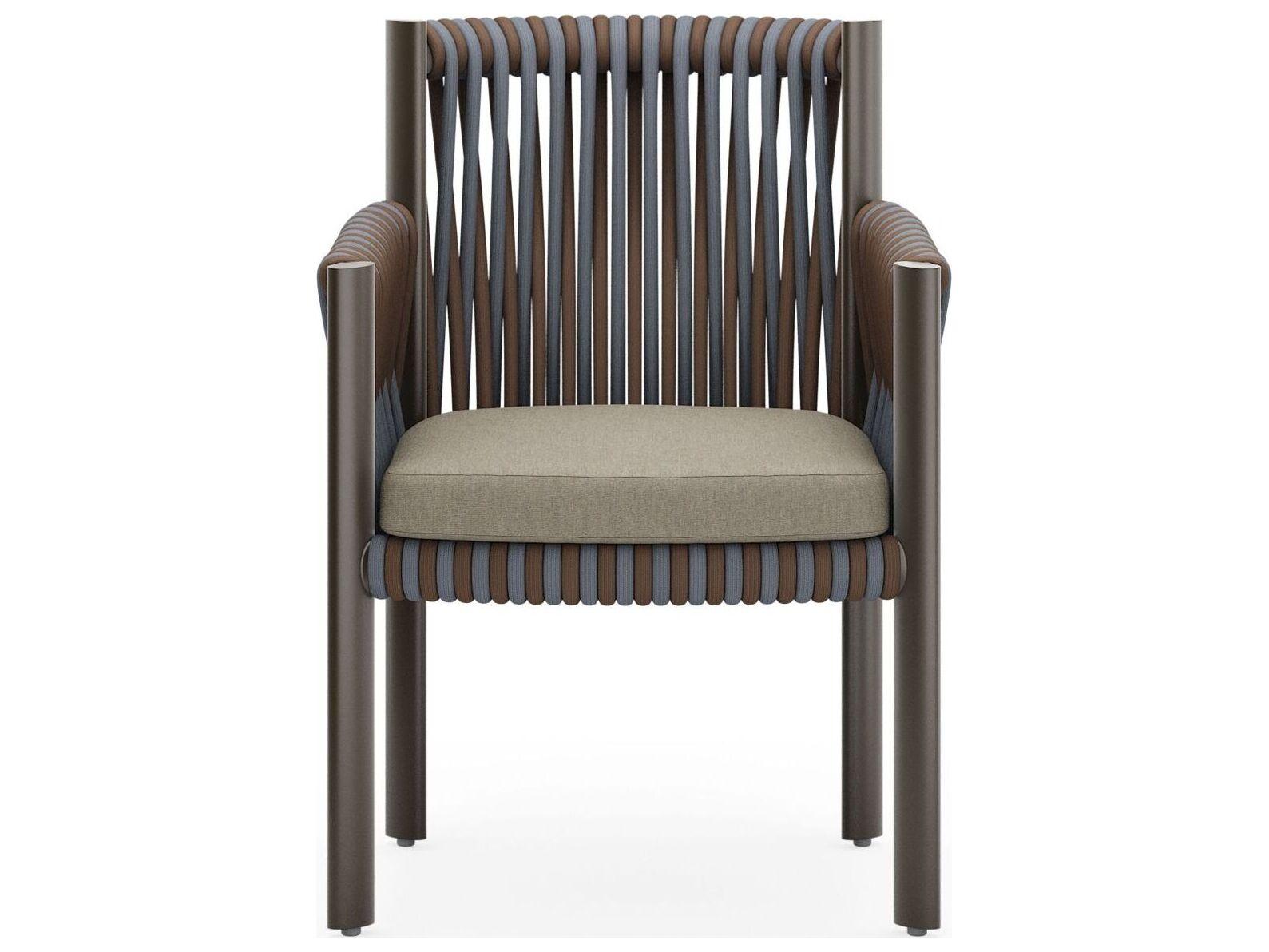 Woodard Eve Aluminum Cushion Dining Chair