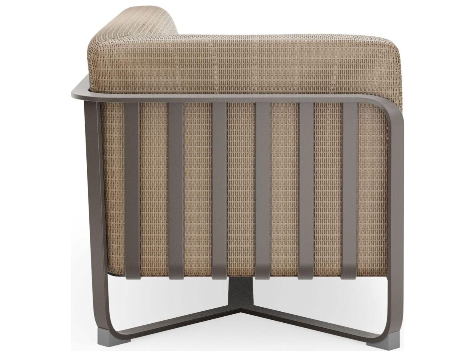 Woodard Juno Aluminum Cushion Loveseat