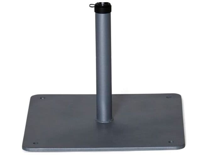 Woodard Canopi Aluminum 85 Pound Umbrella Base in Silver