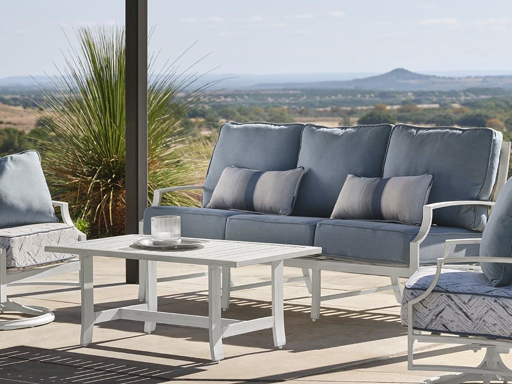 Woodard Seal Cove Aluminum Outdoor Lounge Set