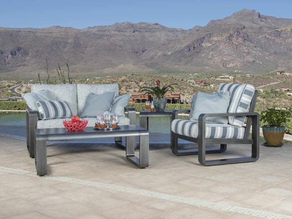 Woodard Vale Aluminum Patio Lounge Set
