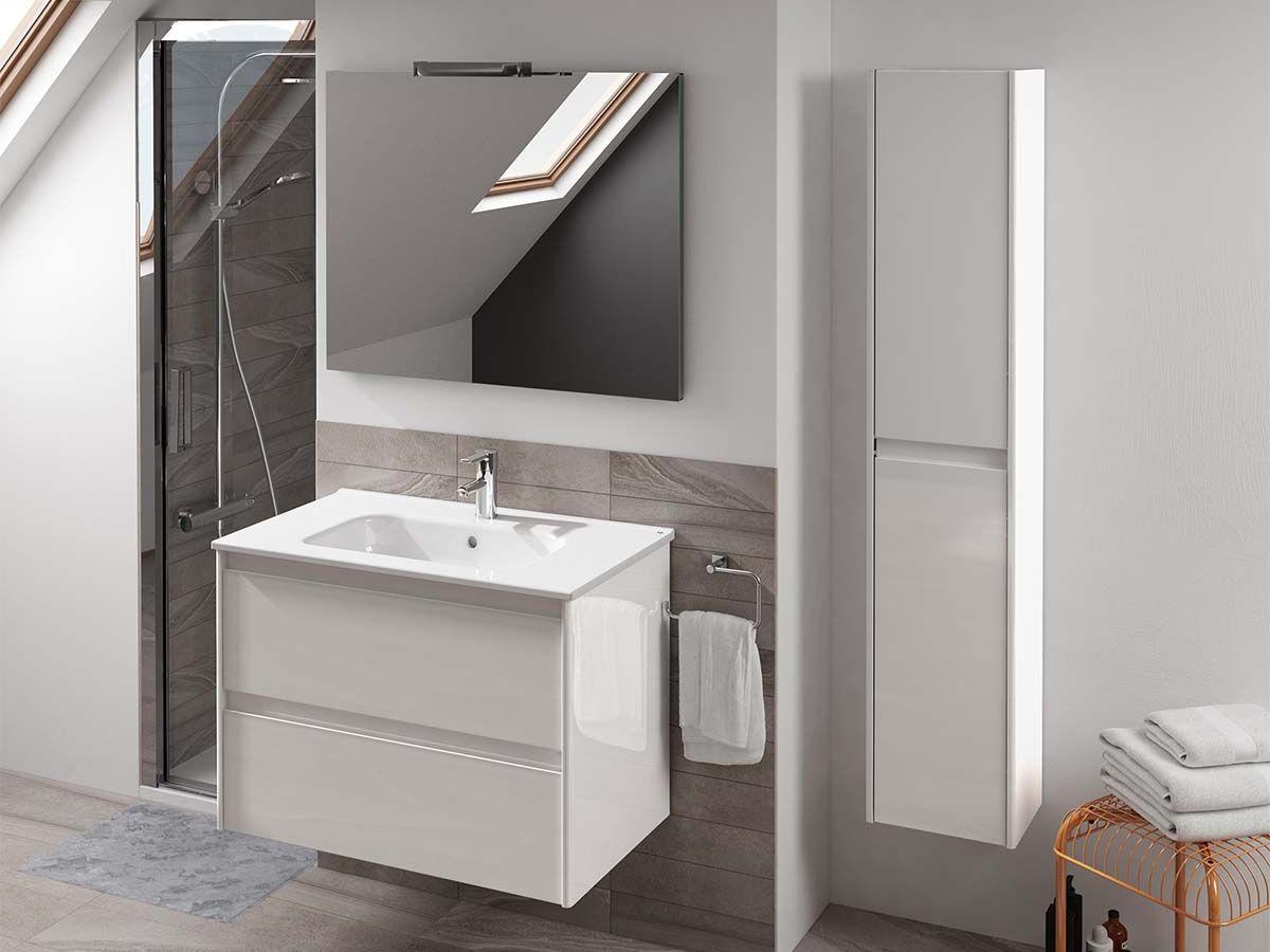 WS Bath Collections Ambra Glossy White Vanity