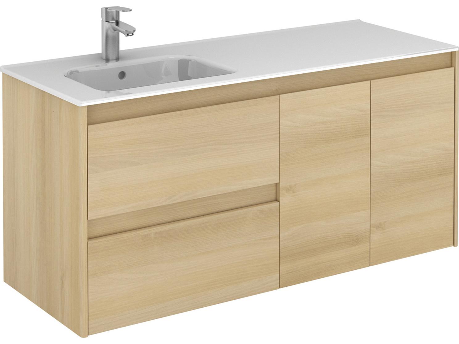 WS Bath Collections Ambra Nordic Oak Vanity