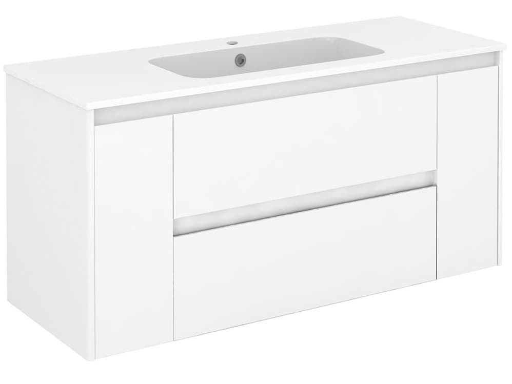 WS Bath Collections Ambra Glossy White Vanity