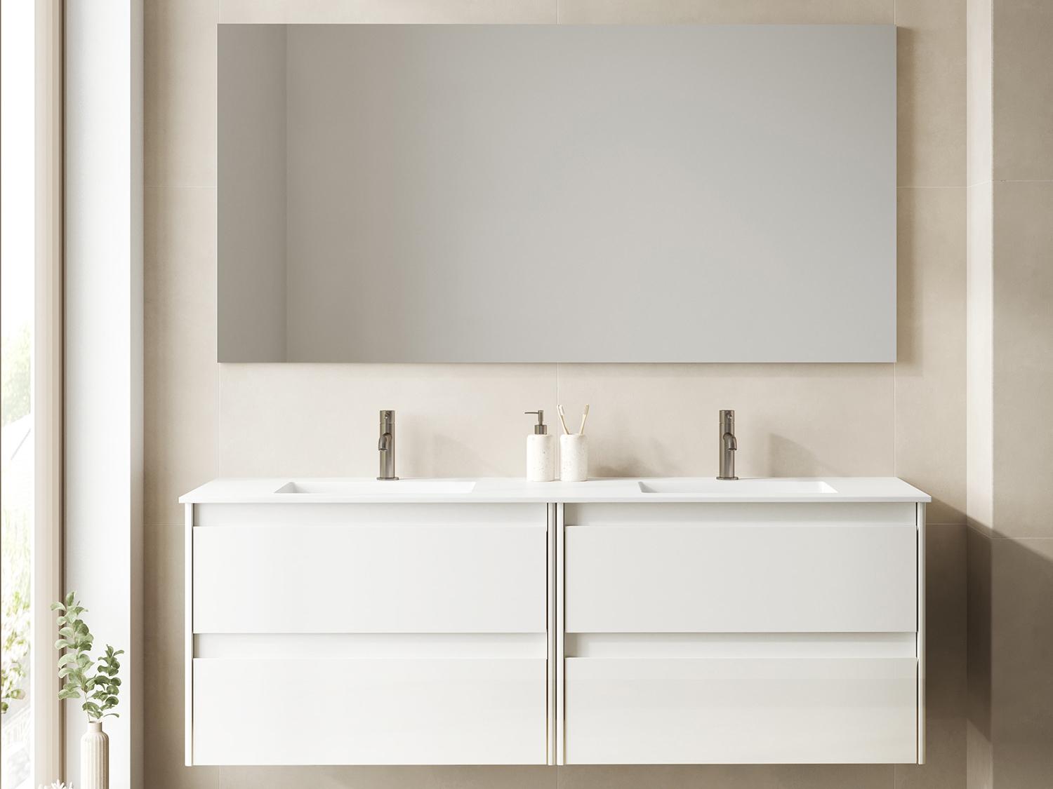 WS Bath Collections Ambra Glossy White Vanity
