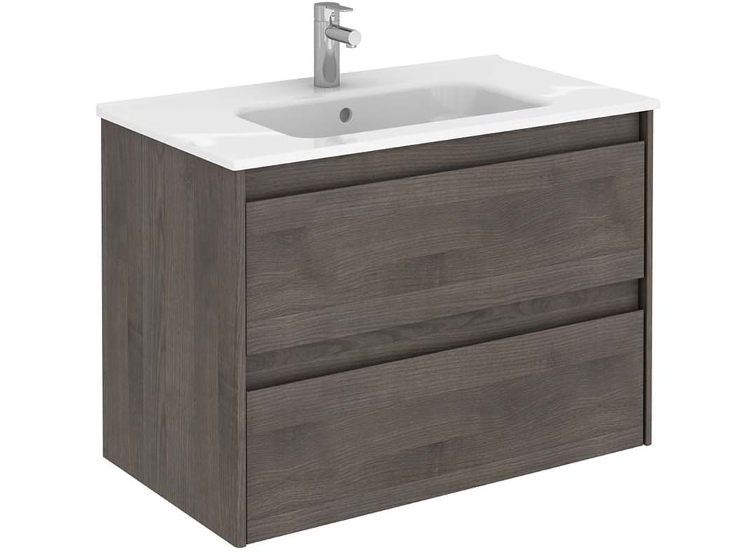 WS Bath Collections Ambra Samara Ash Vanity