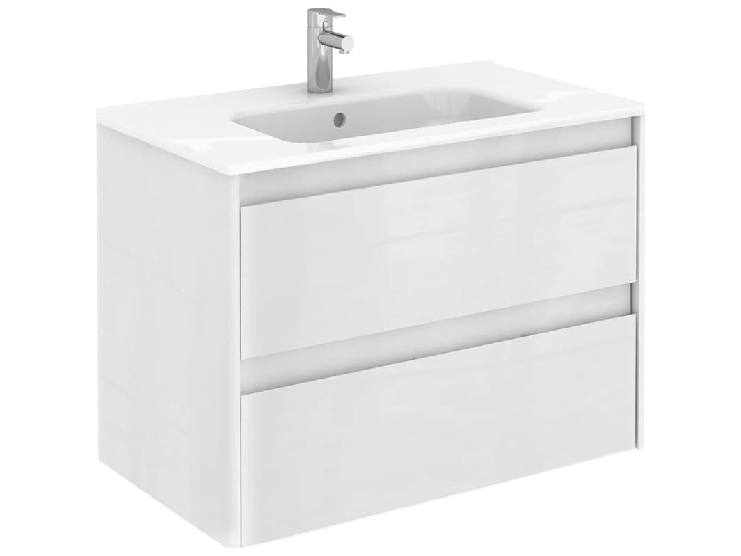 WS Bath Collections Ambra Matte White Vanity