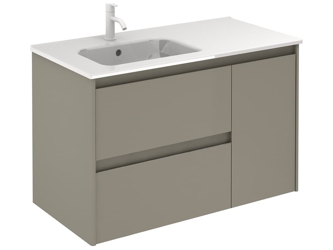 WS Bath Collections Ambra Matte Sand Vanity