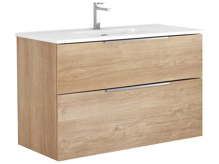 WS Bath Collections Dalia Natural Oak Vanity