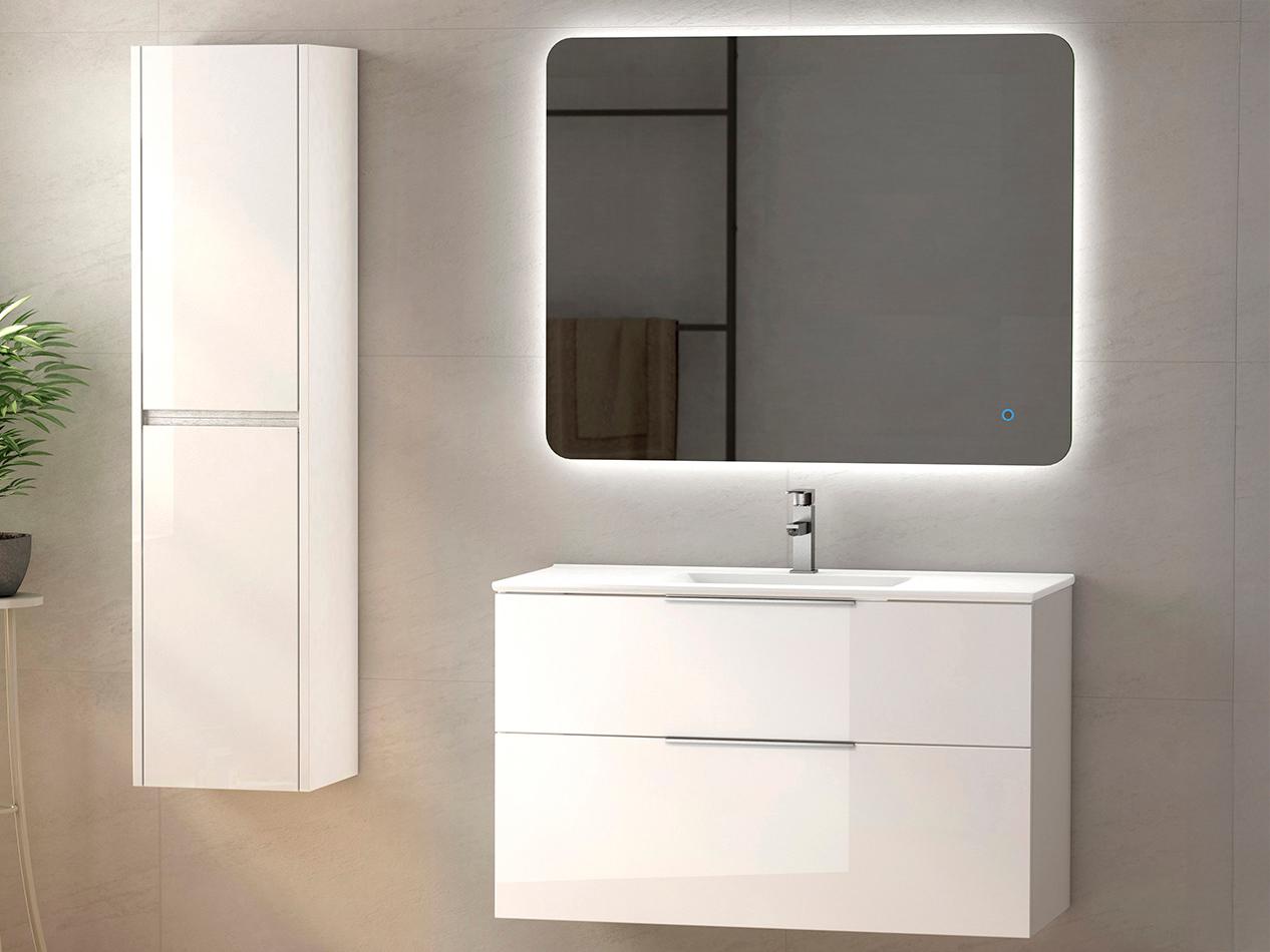 WS Bath Collections Dalia Glossy White Vanity