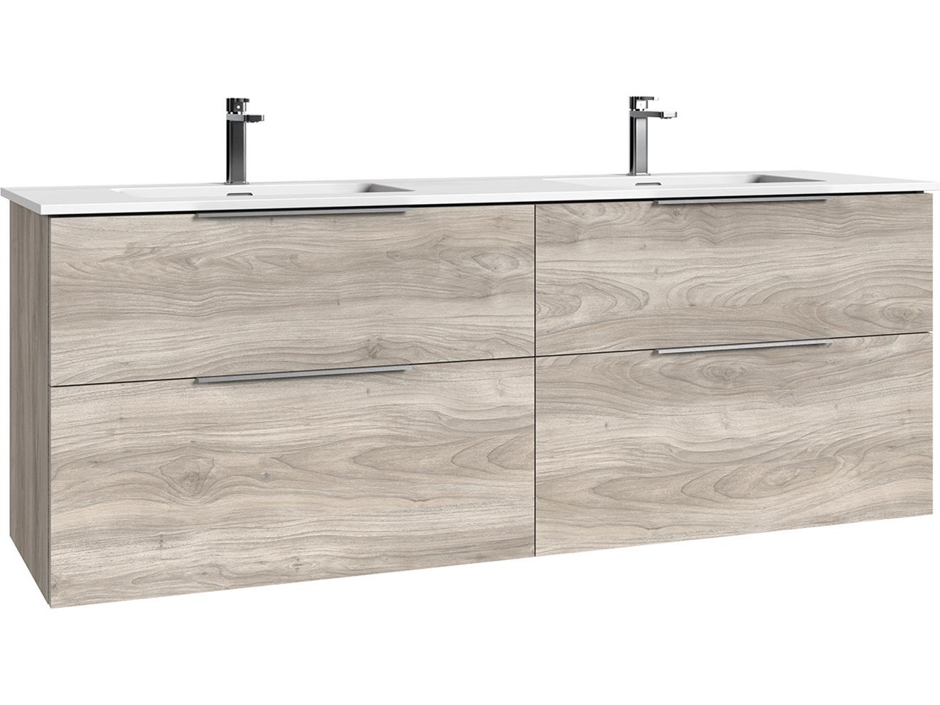 WS Bath Collections Dalia Grey Pine Vanity