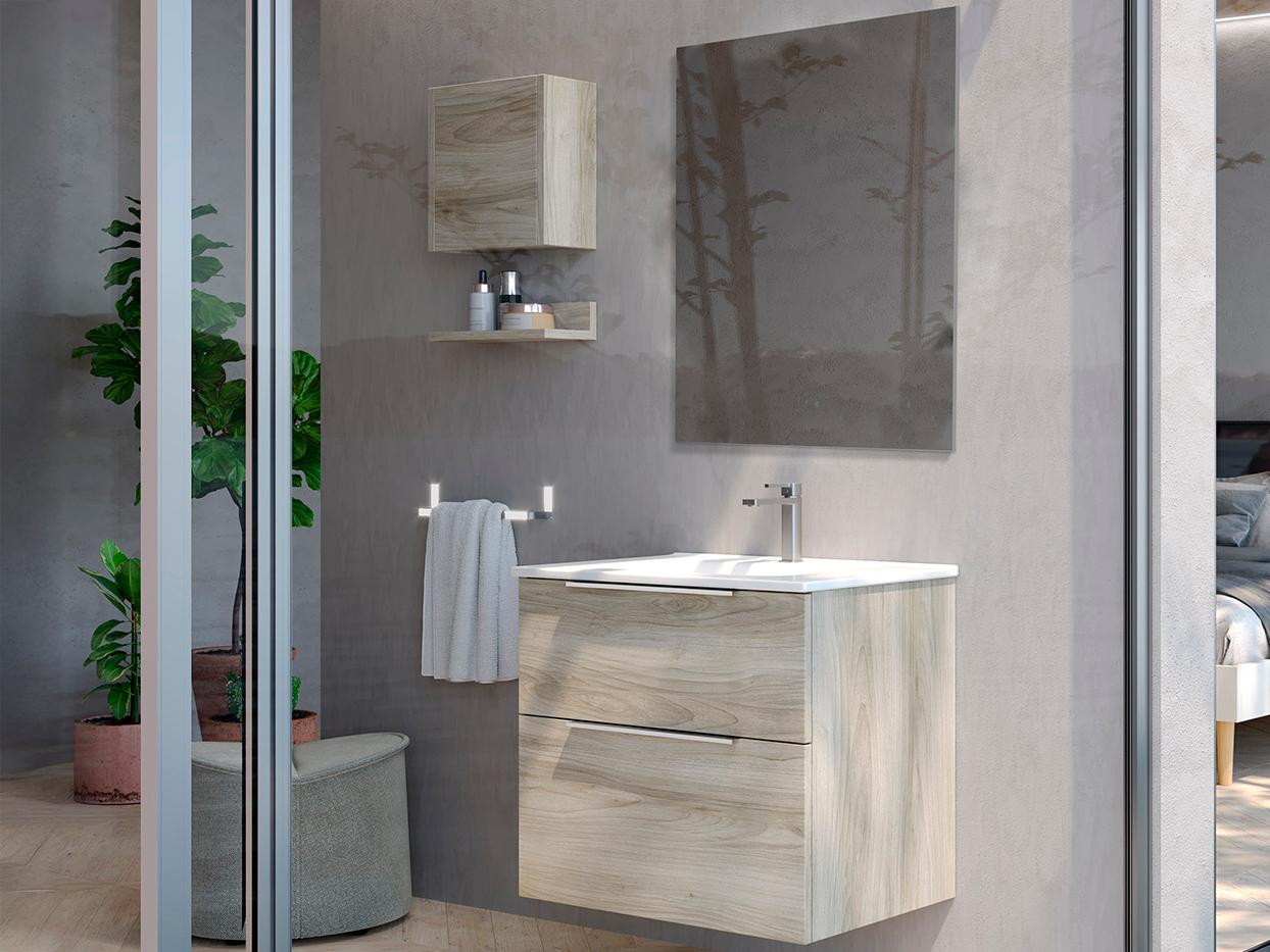 WS Bath Collections Dalia Grey Pine Vanity