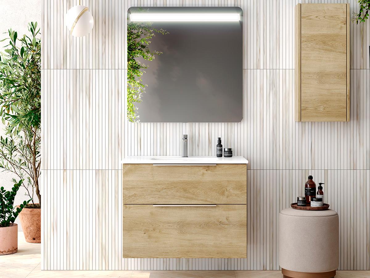 WS Bath Collections Dalia Natural Oak Vanity