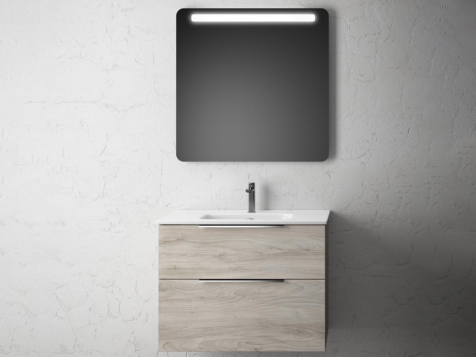 WS Bath Collections Dalia Grey Pine Vanity