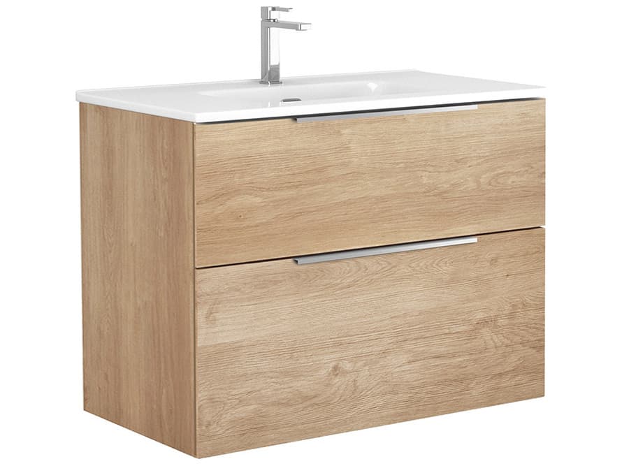 WS Bath Collections Dalia Natural Oak Vanity