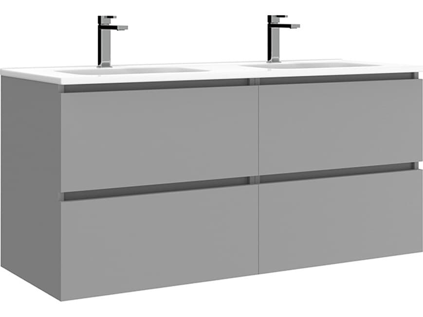 WS Bath Collections Flora Mist Matte Vanity