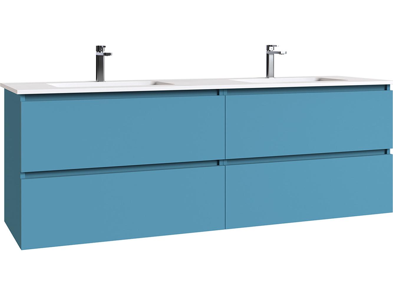 WS Bath Collections Flora Island Matte Vanity