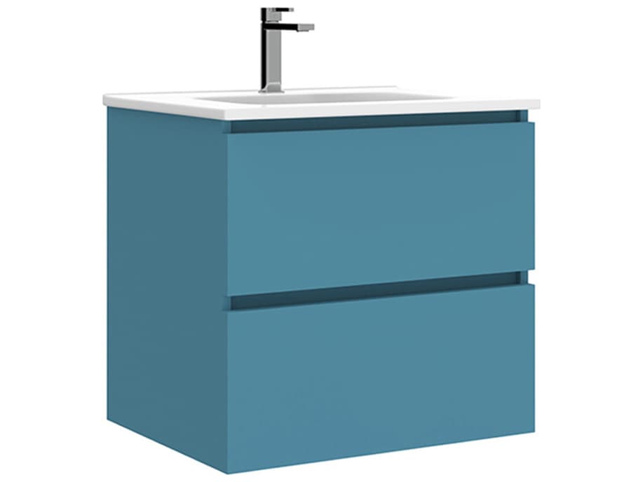 WS Bath Collections Flora Island Matte Vanity