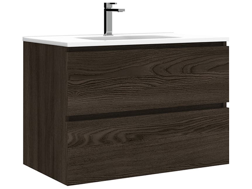 WS Bath Collections Flora Wenge Vanity