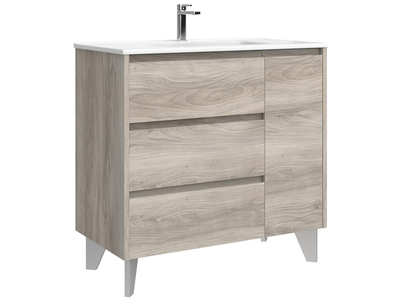 WS Bath Collections Lila Grey Pine Vanity