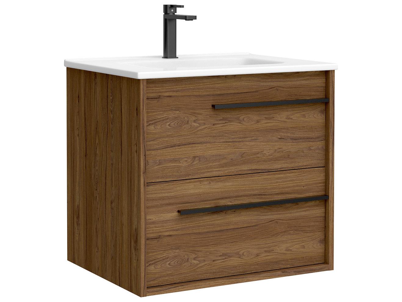 WS Bath Collections Lotus Walnut Vanity