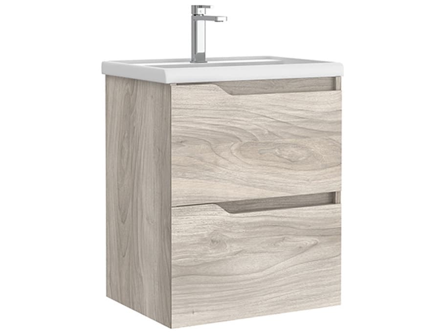 WS Bath Collections Menta Grey Pine Vanity