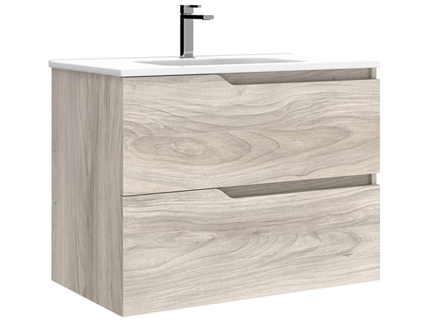 WS Bath Collections Menta Grey Pine Vanity