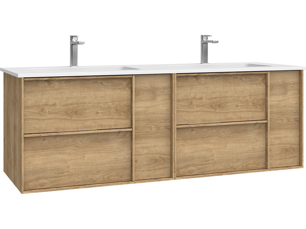 WS Bath Collections Palma Natural Oak Vanity