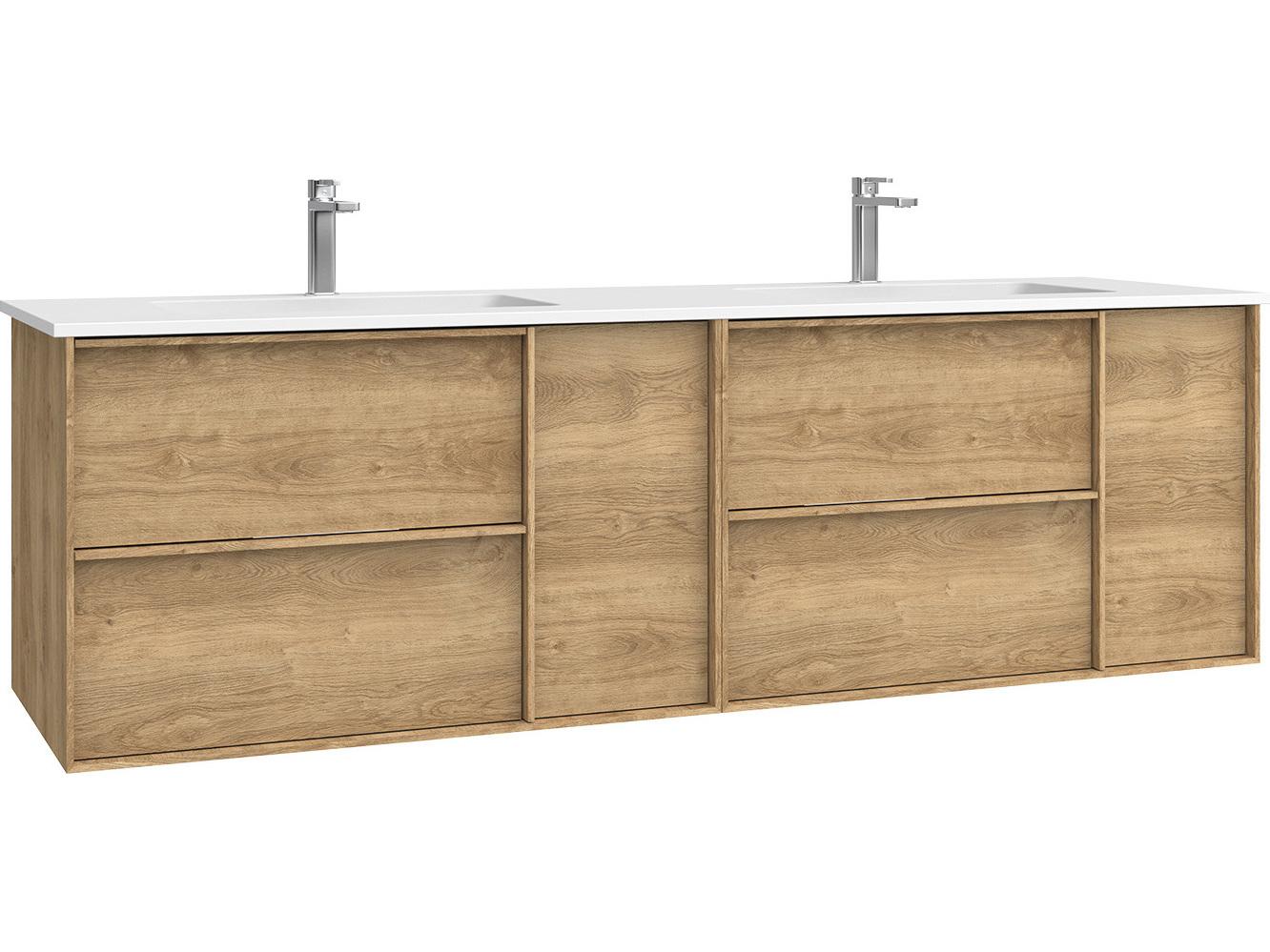 WS Bath Collections Palma Natural Oak Vanity