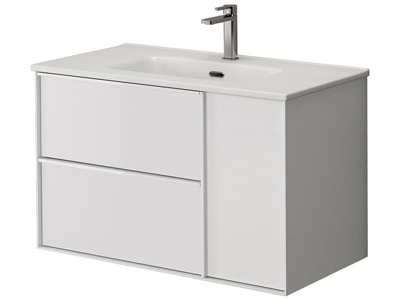 WS Bath Collections Palma Matte White Vanity