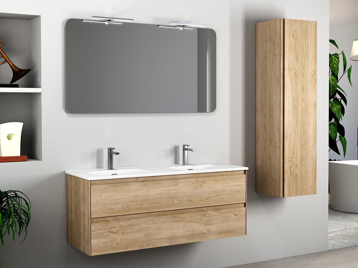 WS Bath Collections Perla Natural Oak Vanity