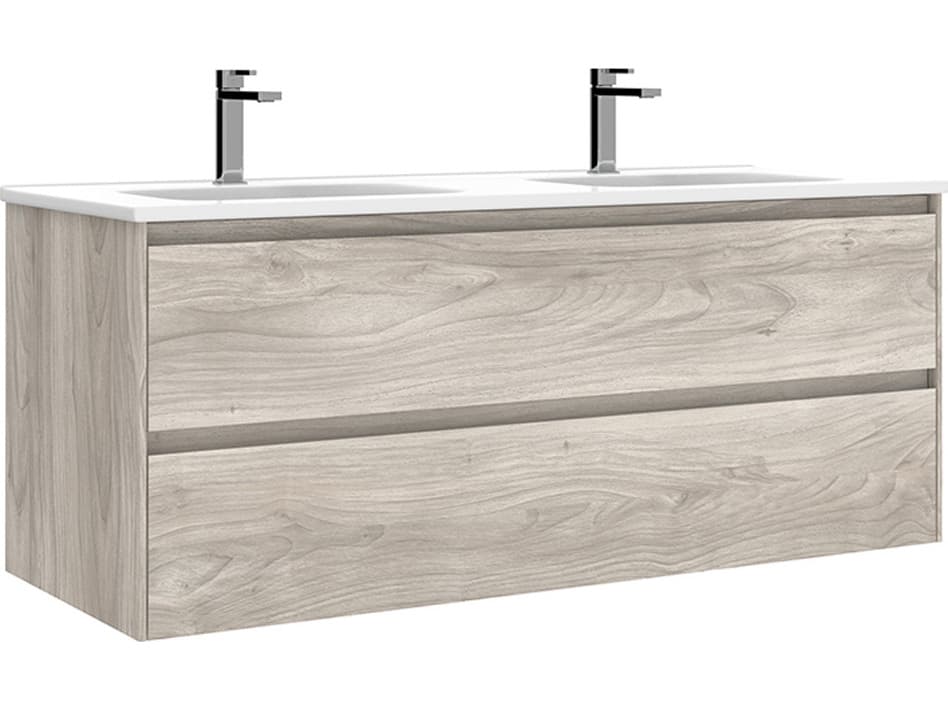 WS Bath Collections Perla Grey Pine Vanity