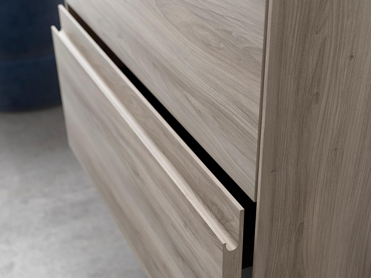 WS Bath Collections Perla Grey Pine Vanity