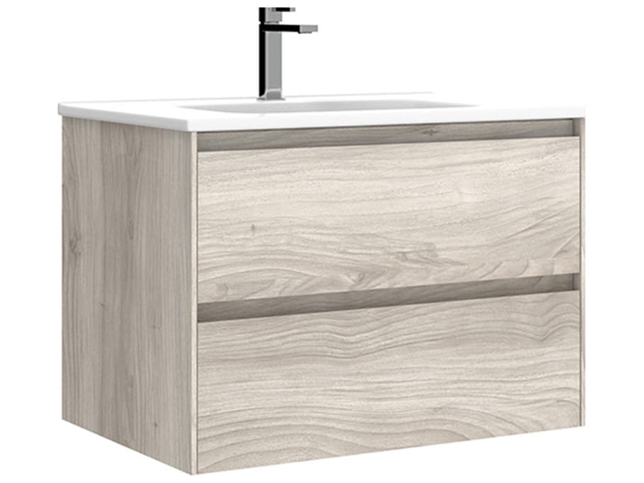 WS Bath Collections Perla Grey Pine Vanity
